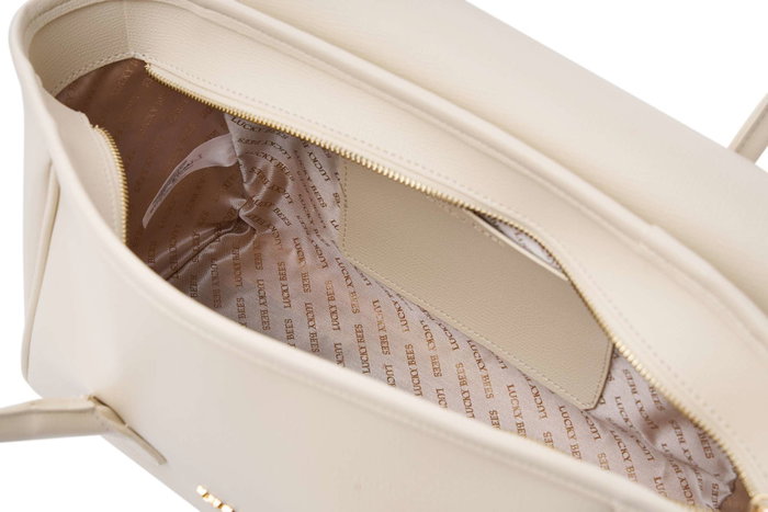 Lucky Bees Camille Bolsa de Hombro - Crema Lucky Bees Camille Bolsa de Hombro - Crema